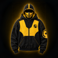 KOMBATHOODD™ NINJA MASK FULL-ZIP HOODIE